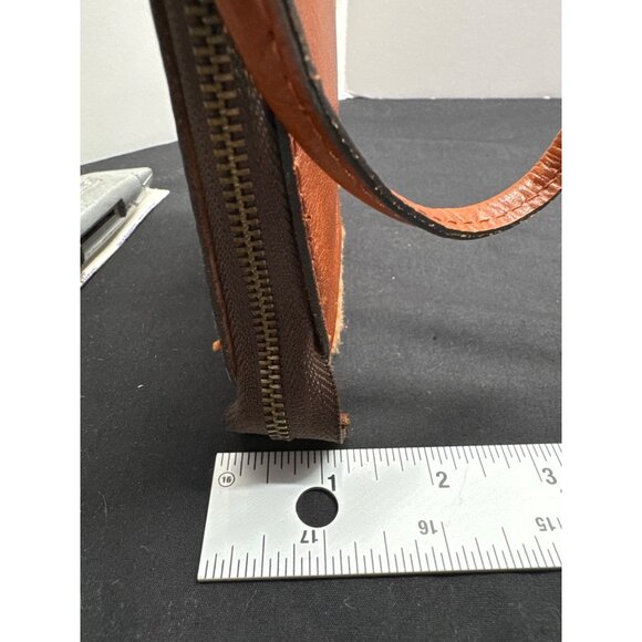 Patricia Nash Leather & Fur Trim Wristlet Zip Pouch - Picture 4 of 11